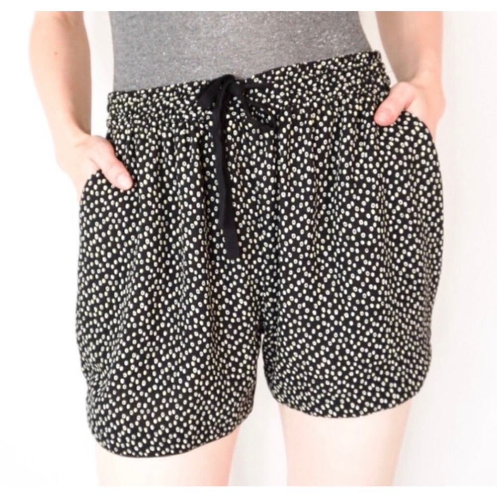 Maison Scotch Pull On Drawstring Sahara Social Printed Shorts 1 Small